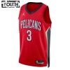 Dres New Orleans Pelicans CJ Mccollum 3 Jordan 2022-23 Statement Edition Crvena Swingman - Dječji
